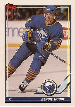 #292 Benoit Hogue - Buffalo Sabres - 1991-92 Topps Hockey