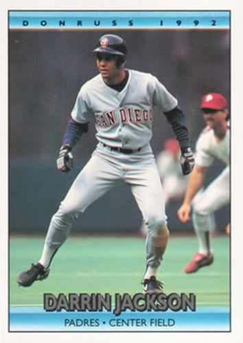#292 Darrin Jackson - San Diego Padres - 1992 Donruss Baseball