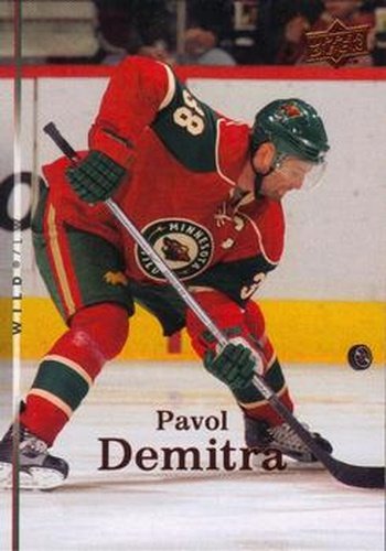 #292 Pavol Demitra - Minnesota Wild - 2007-08 Upper Deck Hockey