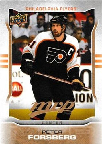 #292 Peter Forsberg - Philadelphia Flyers - 2014-15 Upper Deck MVP Hockey