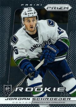 #292 Jordan Schroeder - Vancouver Canucks - 2013-14 Panini Prizm Hockey