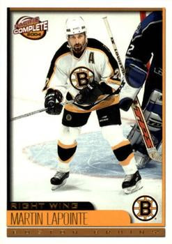 #292 Martin Lapointe - Boston Bruins - 2003-04 Pacific Complete Hockey