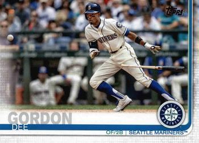 #292a Dee Gordon - Seattle Mariners - 2019 Topps Baseball