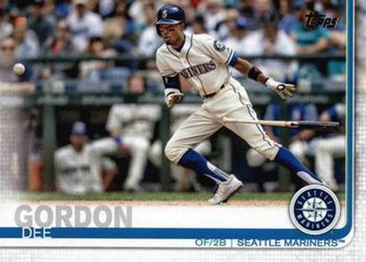 #292a Dee Gordon - Seattle Mariners - 2019 Topps Baseball