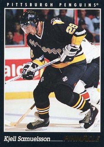 #293 Kjell Samuelsson - Pittsburgh Penguins - 1993-94 Pinnacle Hockey