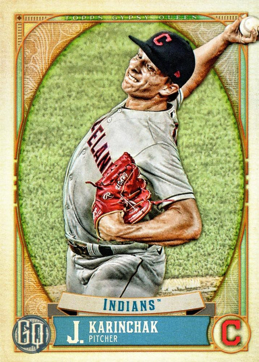 #293 James Karinchak - Cleveland Indians - 2021 Topps Gypsy Queen Baseball