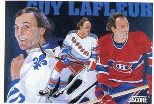 #293 Guy Lafleur - 1991-92 Score Canadian Hockey