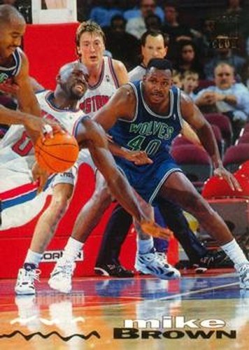 #293 Mike Brown - Minnesota Timberwolves - 1993-94 Stadium Club Basketball