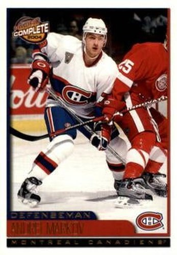 #293 Andrei Markov - Montreal Canadiens - 2003-04 Pacific Complete Hockey