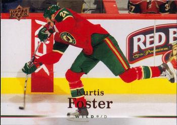 #293 Kurtis Foster - Minnesota Wild - 2007-08 Upper Deck Hockey