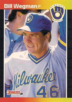 #293 Bill Wegman - Milwaukee Brewers - 1989 Donruss Baseball