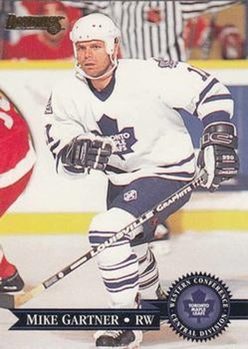 #293 Mike Gartner - Toronto Maple Leafs - 1995-96 Donruss Hockey