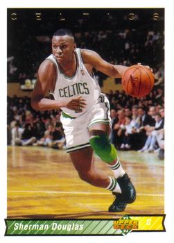 #293 Sherman Douglas - Boston Celtics - 1992-93 Upper Deck Basketball