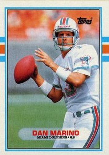 #293 Dan Marino - Miami Dolphins - 1989 Topps Football