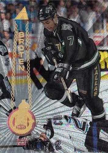 #293 Neal Broten - Dallas Stars - 1994-95 Pinnacle Hockey - Rink Collection