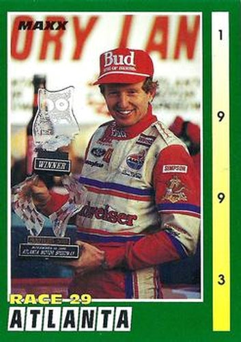 #293 Bill Elliott - Junior Johnson & Associates - 1993 Maxx Racing