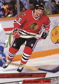 #293 Rich Sutter - Chicago Blackhawks - 1993-94 Ultra Hockey