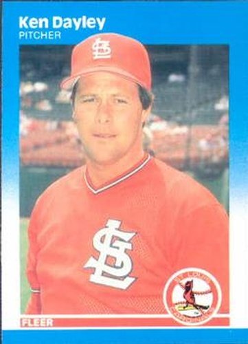 #293 Ken Dayley - St. Louis Cardinals - 1987 Fleer Baseball