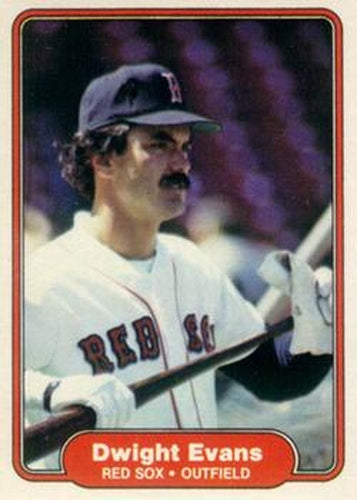 #293 Dwight Evans - Boston Red Sox - 1982 Fleer Baseball