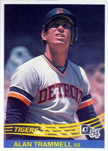 #293 Alan Trammell - Detroit Tigers - 1984 Donruss Baseball