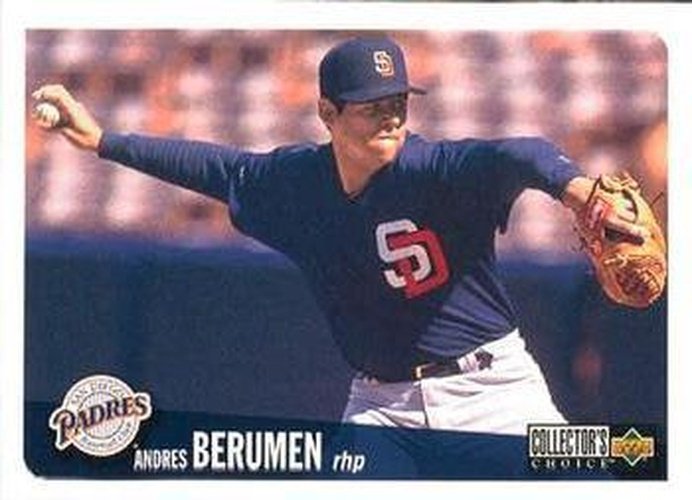 #293 Andres Berumen - San Diego Padres - 1996 Collector's Choice Baseball