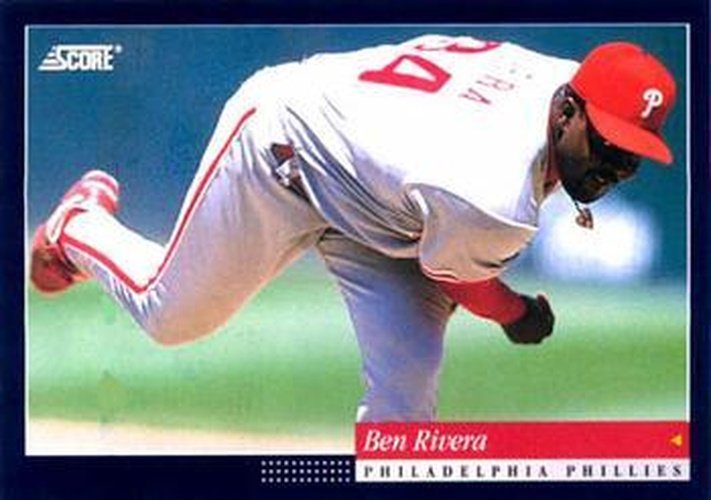 #293 Ben Rivera - Philadelphia Phillies -1994 Score Baseball