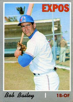 #293 Bob Bailey - Montreal Expos - 1970 Topps Baseball