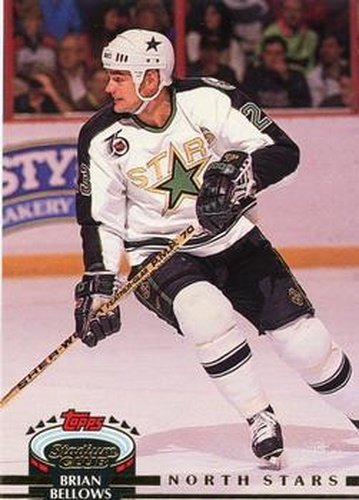 #293 Brian Bellows - Minnesota North Stars - 1992-93 Stadium Club Hockey
