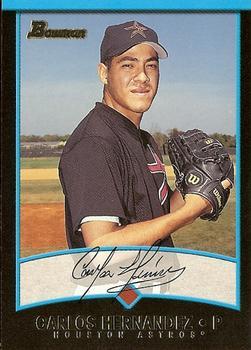 #293 Carlos Hernandez - Houston Astros - 2001 Bowman Baseball