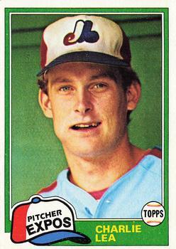 #293 Charlie Lea - Montreal Expos - 1981 Topps Baseball