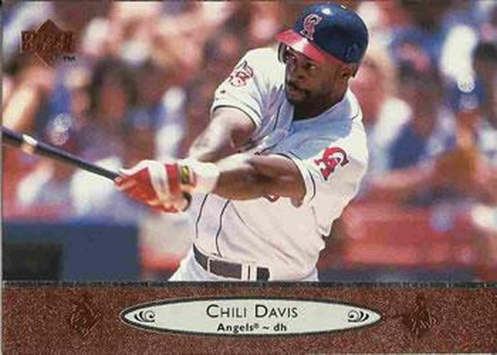 #293 Chili Davis - California Angels - 1996 Upper Deck Baseball