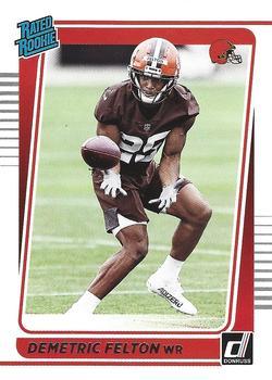 #293 Demetric Felton - Cleveland Browns - 2021 Donruss Football
