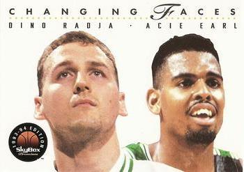 #293 Dino Radja / Acie Earl - Boston Celtics - 1993-94 SkyBox Premium Basketball