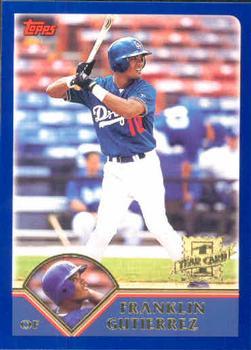 #293 Franklin Gutierrez - Los Angeles Dodgers - 2003 Topps Baseball