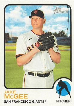 #293 Jake McGee - San Francisco Giants - 2022 Topps Heritage Baseball