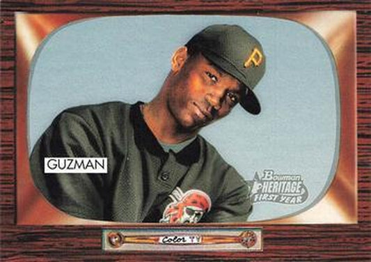 #293 Javier Guzman - Pittsburgh Pirates - 2004 Bowman Heritage Baseball