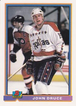 #293 John Druce - Washington Capitals - 1991-92 Bowman Hockey
