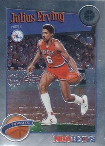 #293 Julius Erving - Philadelphia 76ers - 2019-20 Hoops Premium Stock Basketball
