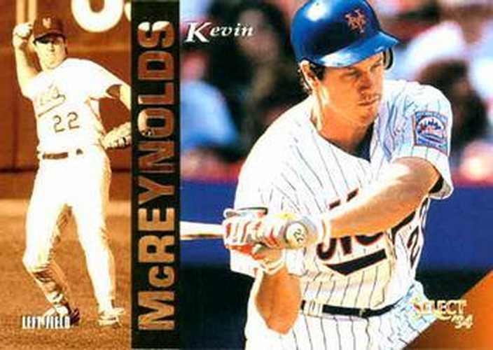 #293 Kevin McReynolds - New York Mets - 1994 Select Baseball