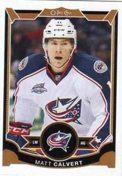 #293 Matt Calvert - Columbus Blue Jackets - 2015-16 O-Pee-Chee Hockey