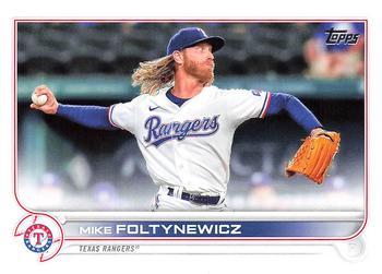 #293 Mike Foltynewicz - Texas Rangers - 2022 Topps Baseball