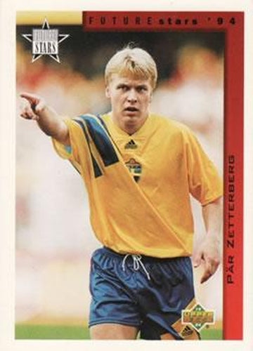#293 Par Zetterberg - Sweden - 1994 Upper Deck World Cup Contenders English/Spanish Soccer
