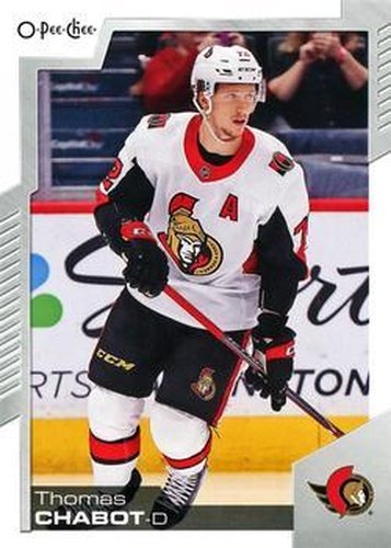#293 Thomas Chabot - Ottawa Senators - 2020-21 O-Pee-Chee Hockey