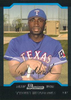 #293 Tydus Meadows - Texas Rangers - 2004 Bowman Baseball