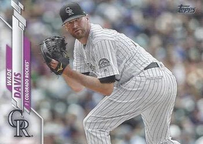 #293 Wade Davis - Colorado Rockies - 2020 Topps Baseball
