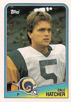 #293 Dale Hatcher - Los Angeles Rams - 1988 Topps Football