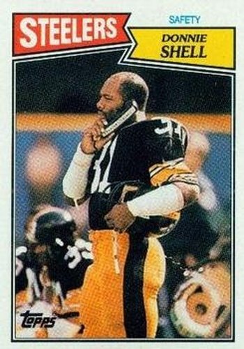 #293 Donnie Shell - Pittsburgh Steelers - 1987 Topps Football