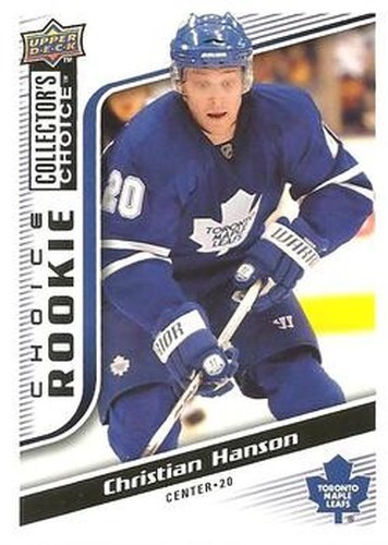 #293 Christian Hanson - Toronto Maple Leafs - 2009-10 Collector's Choice Hockey