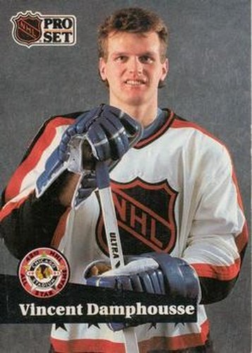 #293 Vincent Damphousse - 1991-92 Pro Set Hockey