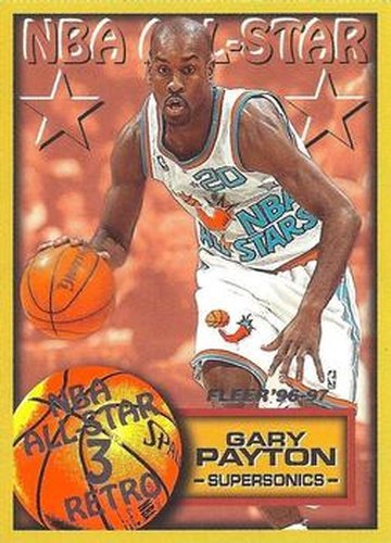 #293 Gary Payton - Seattle SuperSonics - 1996-97 Fleer Basketball